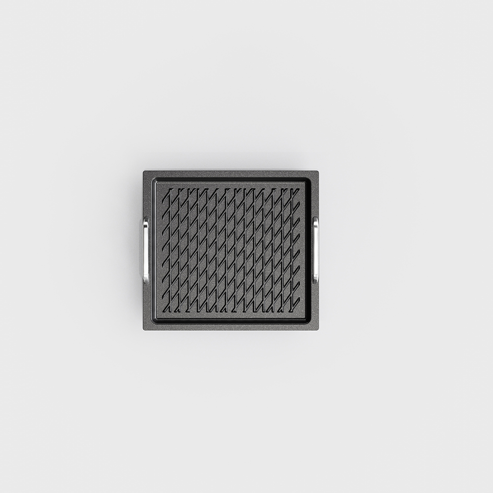 Gastronorm 2/3, 1 inch, BBQ surface and handles gallery 4