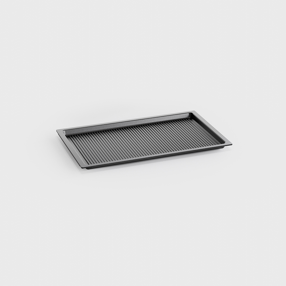 Gastronorm 1/1, 1 inch deep, grill surface gallery 2