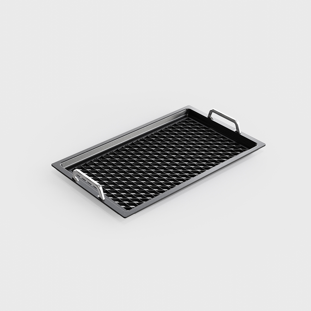 Gastronorm 1/1, perforated BBQ surface, handles gallery 1