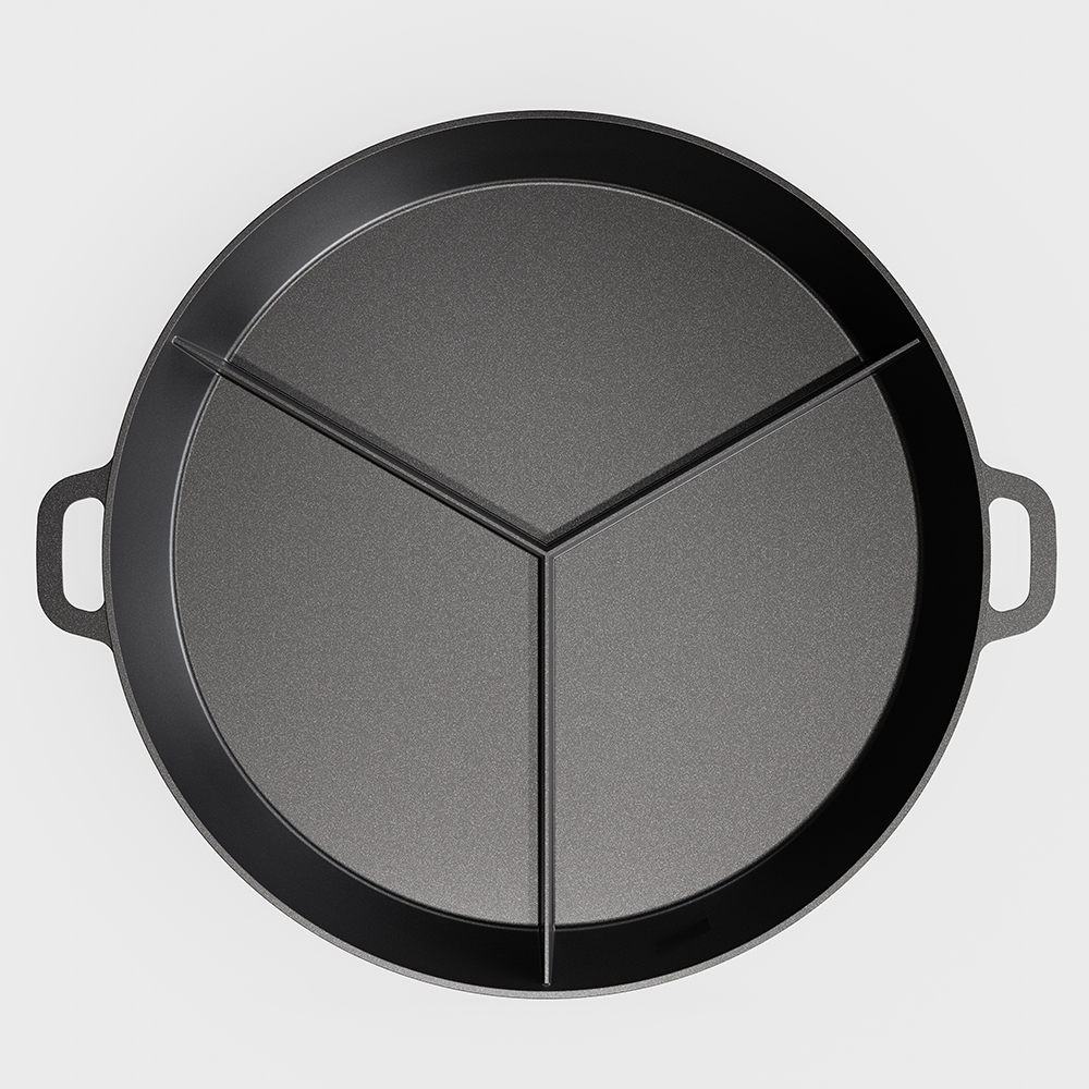 Large capacity Pan , Ø 31,5 inch, 3 Segments gallery 4